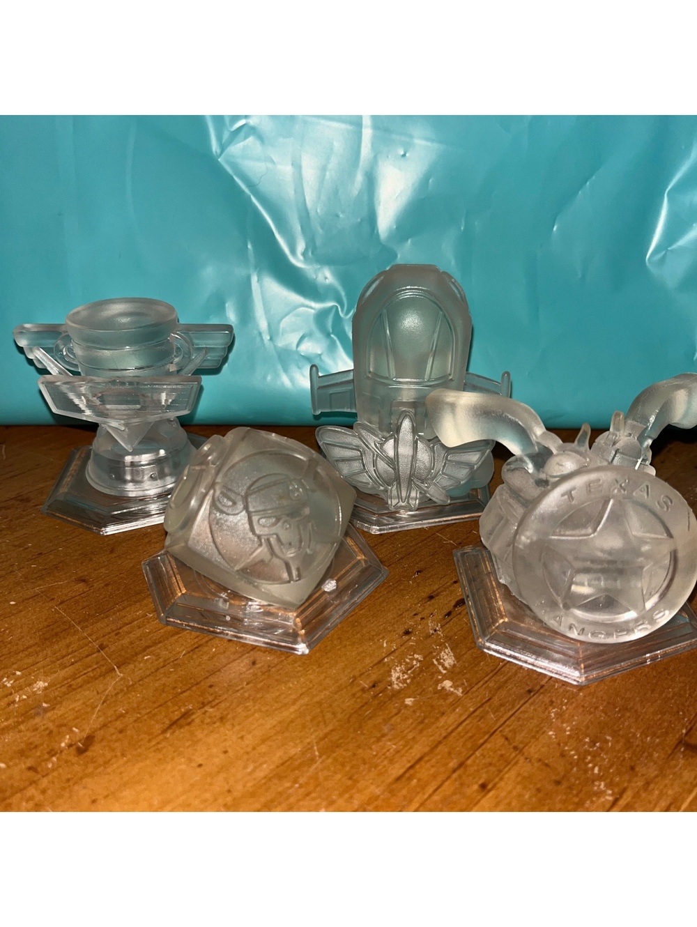 Disney Infinity 1.0 Crystal Play Set Lot  Toy Story Piston Cup Lone Ranger